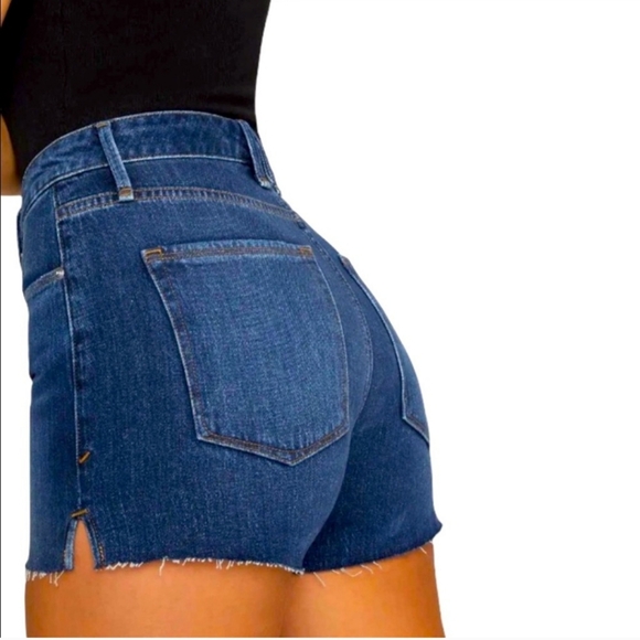Good American Good Blue Shorts